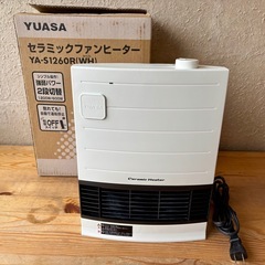YUASA ユアサ　セラミックファンヒーター　YA-S1260P
