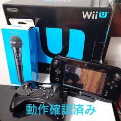 WIIU プレミアムセット 32GB 本体黒 コントローラー マ...