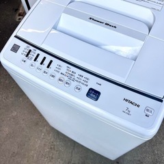 ご成約済み🐶　設置まで👏🏻 HITACHI 洗濯機 7kg✨ 2019年製⭕️の画像