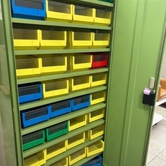 【在庫３台】サカエ 工具 パーツキャビネット 専用台車付き 整理整頓の画像