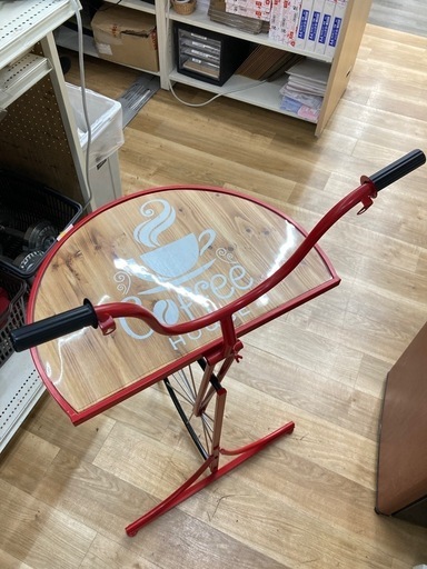 【トレファク高槻店】取りに来れる方限定！自転車モチーフのサイドテーブルのご紹介です！