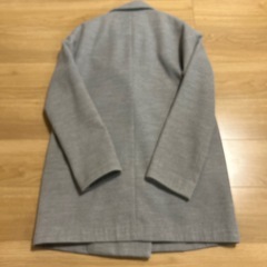 ⭐︎決まりました⭐︎AZUL アズール　Lサイズ　グレー　灰色　チェスターコート　羽織　ジャケット の画像