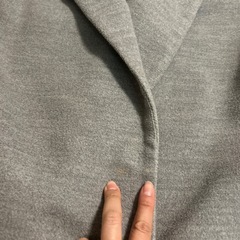 ⭐︎決まりました⭐︎AZUL アズール　Lサイズ　グレー　灰色　チェスターコート　羽織　ジャケット の画像