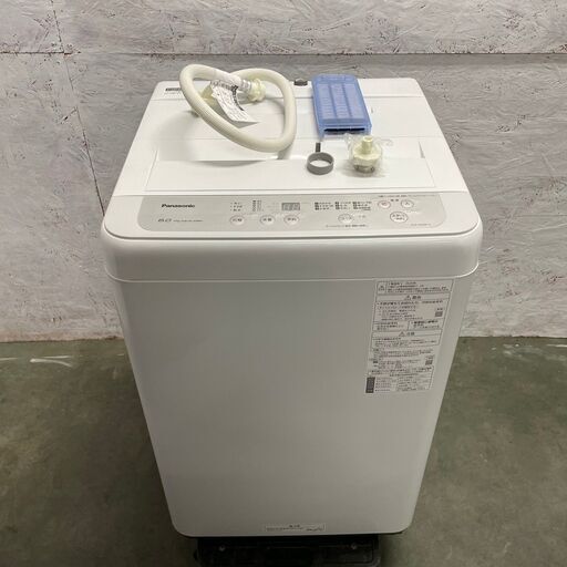 【Panasonic】 パナソニック 全自動電気洗濯機 6.0kg NA-F60B13 2020年製 J0665