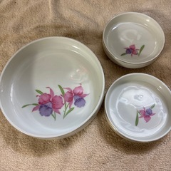 蘭柄入り　小鉢セット