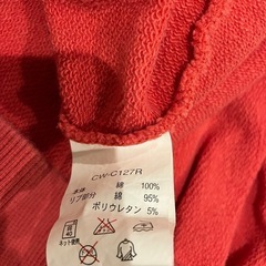 チャンピオン Champion フード付スウェットワンピ 前面プリントの画像