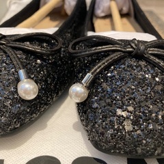 【未使用品】STACCATO フラットシューズ 22.5cmの画像