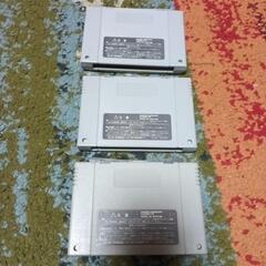 スーパーファミコンカセットのみ3本セット☆ケースなどなしの画像