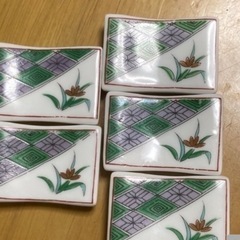 箸置き　有田焼5個　魚型3個　木製4個の画像