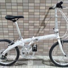 お買い得く★ダホン　アルミフレーム折りたたみ自転車★タイヤ前後新...