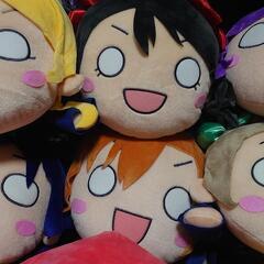 ラブライブ！メガジャンボ寝そべりぬいぐるみ1年生2年生3年生セットの画像