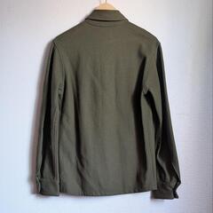 60s U.S.ARMY ウールナイロンシャツ sizseS cpoの画像