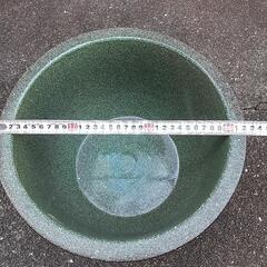 ①すいれんばち　睡蓮鉢　水鉢　メダカ鉢　32㎝の画像