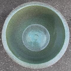 ①すいれんばち　睡蓮鉢　水鉢　メダカ鉢　32㎝の画像