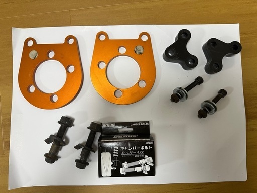 30系 プリウス zvw30キャンバー プレート アダプター ボルト まとめ売り