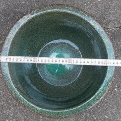 ②すいれんばち　睡蓮鉢　水鉢　メダカ鉢　32.5㎝の画像