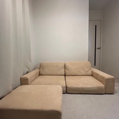 【美品】ローソファ　2.5人掛けの画像
