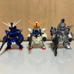 ガンダム　コンバージ　Ｆ91・ビギナギナ・Ｆ91（シークレット）・クロスボーンＸ-1・クロスボーンＸ-2の画像