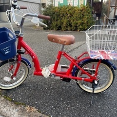 ロンドンタクシー　14インチ　子供用　自転車の画像