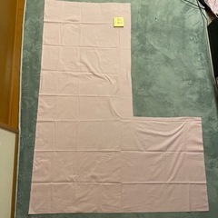 ピンクシーチング　はぎれ