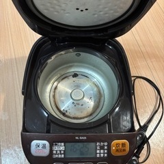 お譲り先決定しました！象印　おしゃれ3号炊き炊飯器　黒厚釜　ブラウンの画像