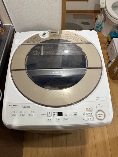 洗濯機 SHARP ES-SH7C\n