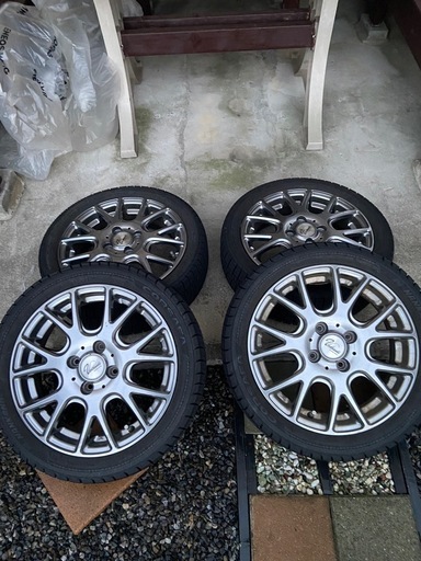 スタッドレスタイヤ&ホイールセットバリ溝165/50R15 美品　ホンダ　ダイハツ軽用