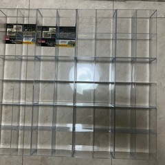 12個　透明 クリア アクリルボックス ダイソー DAISO