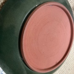 無地　お皿の画像