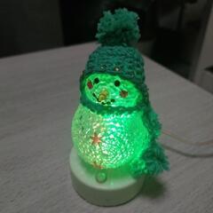☝️⛄️ゆきだるま7色に光ます…メロディもジングルベル他何曲か変わります!の画像