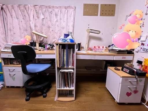 ツインデスク（一個ずつになります）