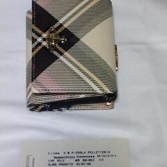 【新品未使用】ヴィヴィアンウエストウッド 折りたたみ財布 型番13vv114 の画像