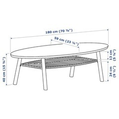 IKEA ストックホルム　テーブル　の画像