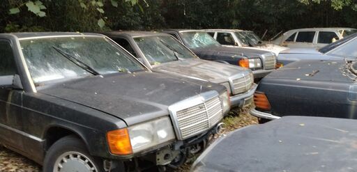 メルセデス―ベンツ190E-20リサイクル部品取り車両