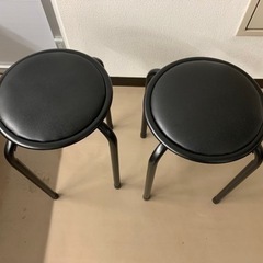 丸椅子　2つ