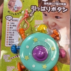 ひっぱりボタンおもちゃ