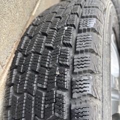 アルミ付きスタッドレス4本セット155/65r13の画像