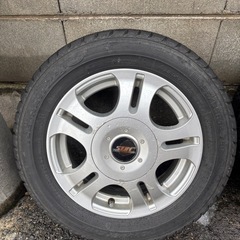アルミ付きスタッドレス4本セット155/65r13の画像