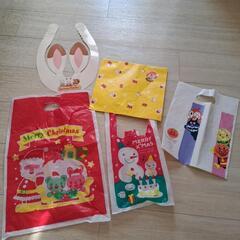 クリスマスラッピング袋 ショコラうさぎおまけの画像