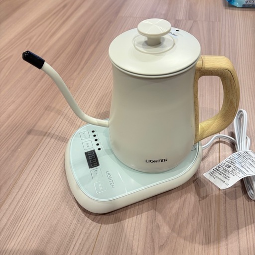新品未使用！　電気ケトル　電気ポット　温度調節　保温機能付き