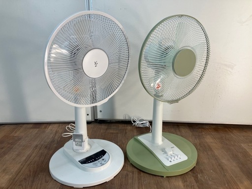 扇風機 2台セット リモコン付あり
