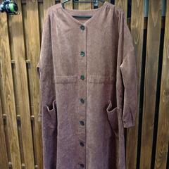 コーデュロイロングコート