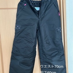 女児スキーウェア サイズS  の画像