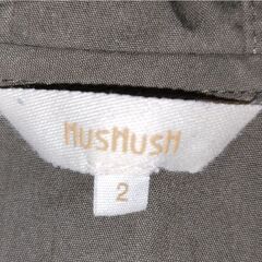 HasHasH　ハシュアッシュ　ジャケット　パーカー　カーキ　フード付き　　サイズ２の画像