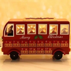 カレンダー付きサンタさんのバスの画像