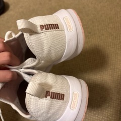 PUMA靴　白の画像