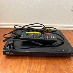 SONY DVDプレイヤー　差し上げます