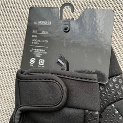 新品　メンズ　防風グローブ　ブラック　SnowMark   アウトドア スキー　スノボの画像