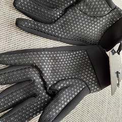 新品　メンズ　防風グローブ　ブラック　SnowMark   アウトドア スキー　スノボの画像