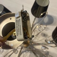 【無料】シャンデリア　照明　ライト　保管品　未使用の画像
